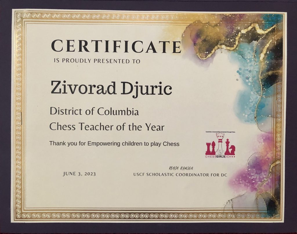 certificate of hard work